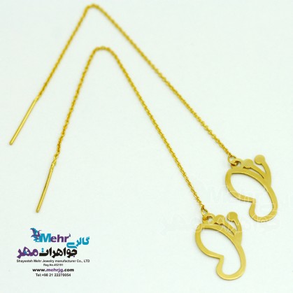Gold Earring - Butterfly Design-SE0243